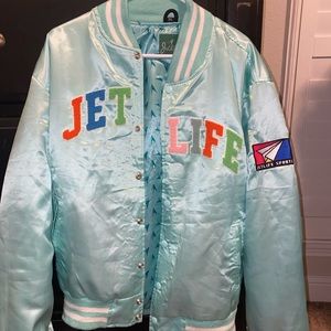 Jet Life Satin Jacket V2 [TIFFANY]